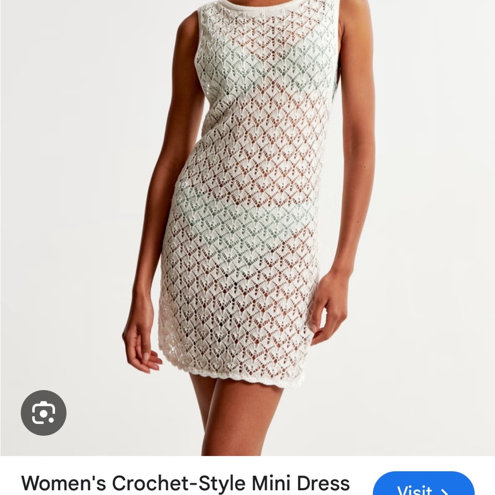 Chic Cream Lace Cover Up